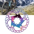 thumbnail image 4 of Bike High Hardness Floating Rotor,Bike Round Rotor Colorful 6 Nails Mountain Bike Stainless Steel Disc Brake Rotor Replacement, 4 of 8