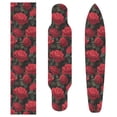 thumbnail image 4 of 44"x10" Skateboard Grip Tape Protector Sheets Nonslip Protection Griptape Sheet for Outdoor Sports Red Roses Pattern, 4 of 7