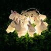 TOY LIFE LED Easter Bunny Strings Patio Room Window Decoration Party Pendant