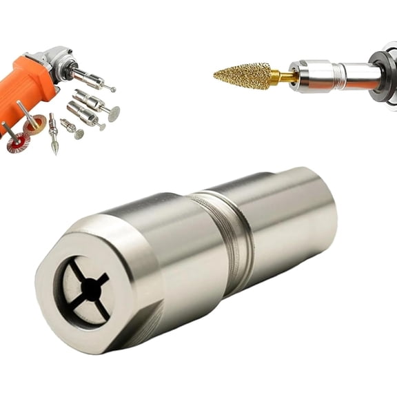 Angle Grinder Conversion Kit, Multi-functional Universal Straight Grinder Adapter 3mm/6mm,for Metal/Wood/Stone Drill Grinding Polishing (3cm)