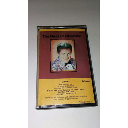 The Best Of Liberace cassette tape MCAC2 4060-RARE VINTAGE-SHIPS N 24