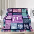 thumbnail image 2 of LHSHID 11th Birthday Gifts for Girls 11 Year Old Girl Birthday Gifts Ideas Birthday Gifts for 11 Year Old Girls 11th Birthday Decorations for Girl Throw Blanket 30"x40", 2 of 6