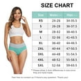 thumbnail image 4 of wirarpa Women's Cotton Underwear High Waist Briefs Panties Full Coverage Underpants 5 Pack Sizes 5-10, 4 of 6
