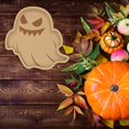 thumbnail image 6 of SDJMa Halloween Wooden Platters, 9.8"x10.2" Halloween Ghost Wood Charcuterie Boards, Halloween Party Serving Tray Plate for Fruit Salad Meat Cheese Dinner Decoration, 6 of 9