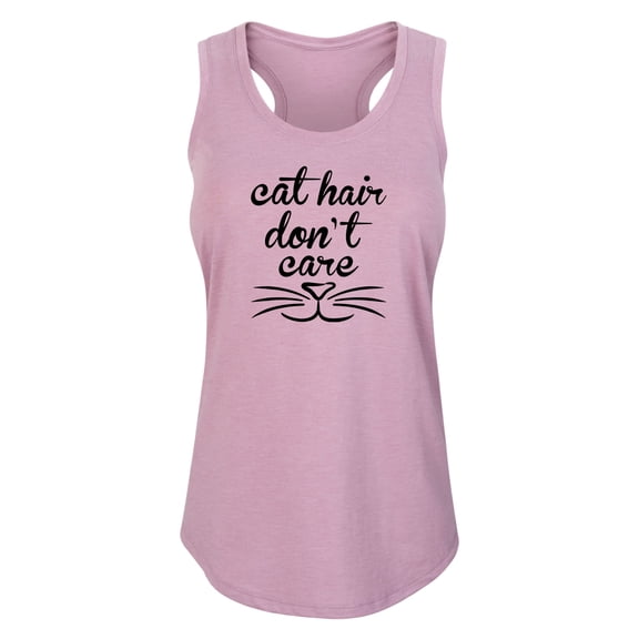 Instant Message - Cat Hair Don't Care - Women's Racerback Tank