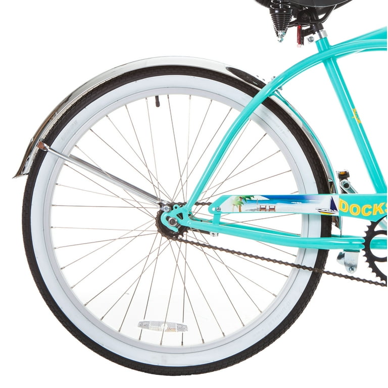 TITAN Docksider Men s Beach Cruiser Single Speed Bicycle 18