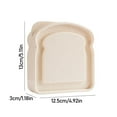 thumbnail image 2 of BallsFHK Sandwich Container, Reusable Shaped Sandwich Box Sandwich Storage Box With Lid Portable Food Storage Box Lunch Microwave Heating Storage, 2 of 2