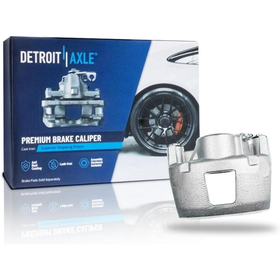 Detroit Axle - Front Left Disc Brake Caliper Replacement for Chevy Beretta Cavalier Corsica Oldsmobile Achieva Pontiac Sunbird Sunfire