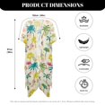 thumbnail image 6 of HELLHERO Tropical Palm Tree Floral Kimono - Lightweight Breathable Beach Cover Up | Flowy Loose Fit for Summer Vacation, Pool & Resort, 6 of 6