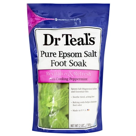 Dr.Teal's Pure Epsom Salt Foot Soak, 2 lbs. (Best Foot Soak For Calluses)
