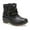 Black, variant on Sperry Girls Saltwater Duck Ankle Boots