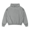 thumbnail image 2 of POROPL Mens Hoodies Long Sleeve Sweatshirts Plain Pullover Tops, 2 of 7