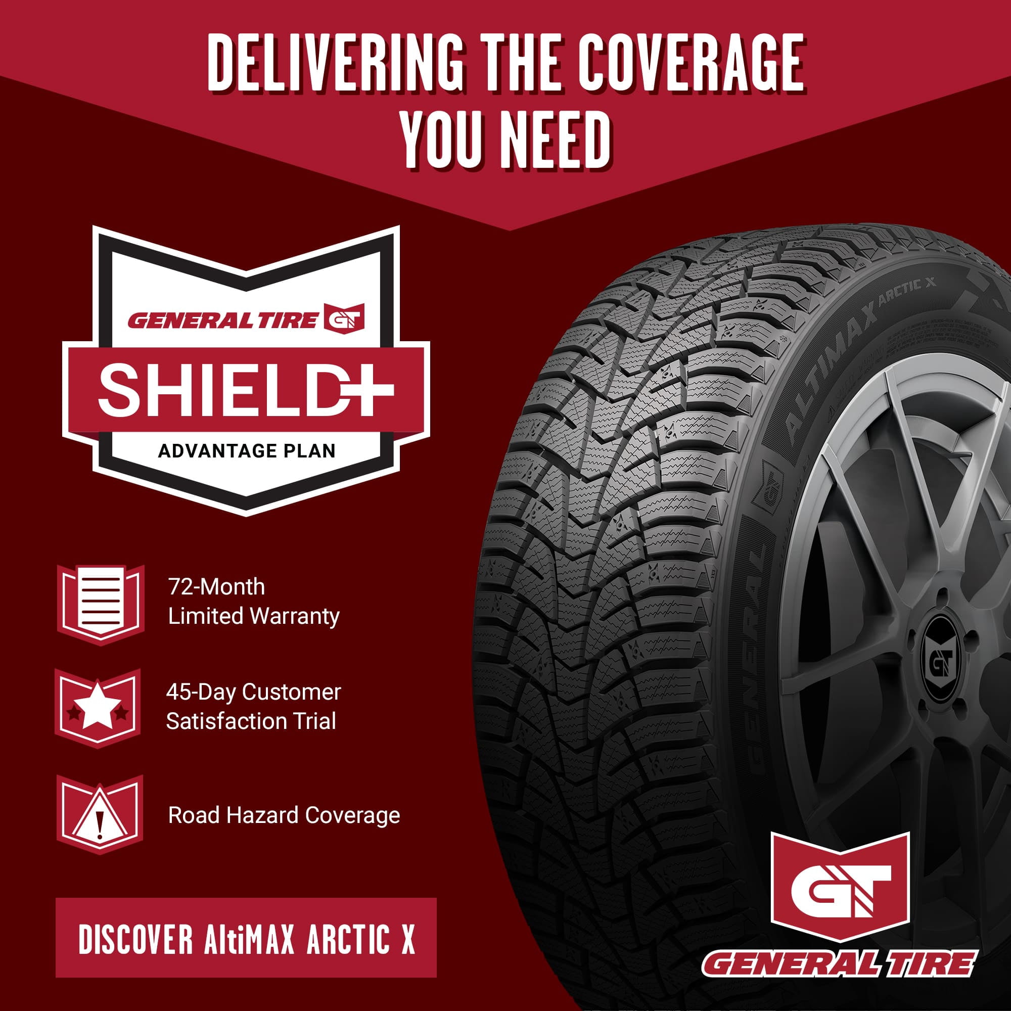 General Altimax Arctic X Winter 225/50R18 99T XL Passenger Tire