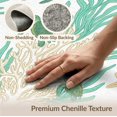 thumbnail image 6 of ODIKA 9'x12' Washable Area Rug Low Pile, Flatwoven, Starfish Nautical Ocean Wave Border Motif Seashell Turtle Reef Refined for Great Room, Indoor Concept, Large Living, 6 of 7