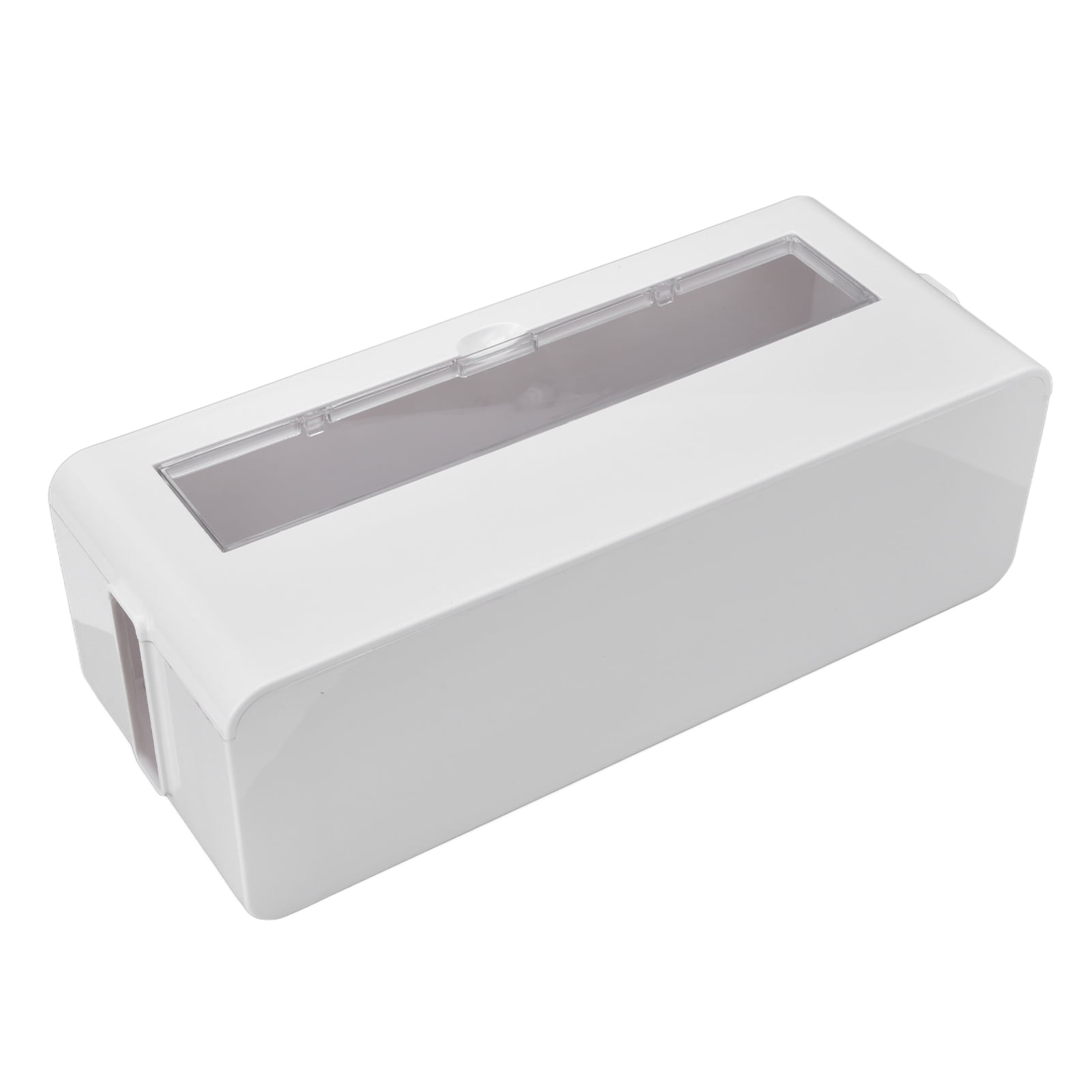 Power Strip Storage Box, Cable Management Box Large Multifunctional Dustproof Snap On Design For