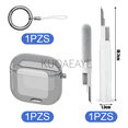thumbnail image 2 of 2en1 Funda Protector Tpu Para AirPods 4 Case +limpiador Xtellar gris, 2 of 3