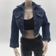 thumbnail image 4 of Chaqueta de mezclilla a 1/6 para mujer con ropa delgada Weskit, 4 of 9