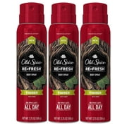 Old Spice Re Fresh Body Spray - Fresher Collection - Timber - Net Wt. 3.75 OZ (106 g) Each - Pack of 3