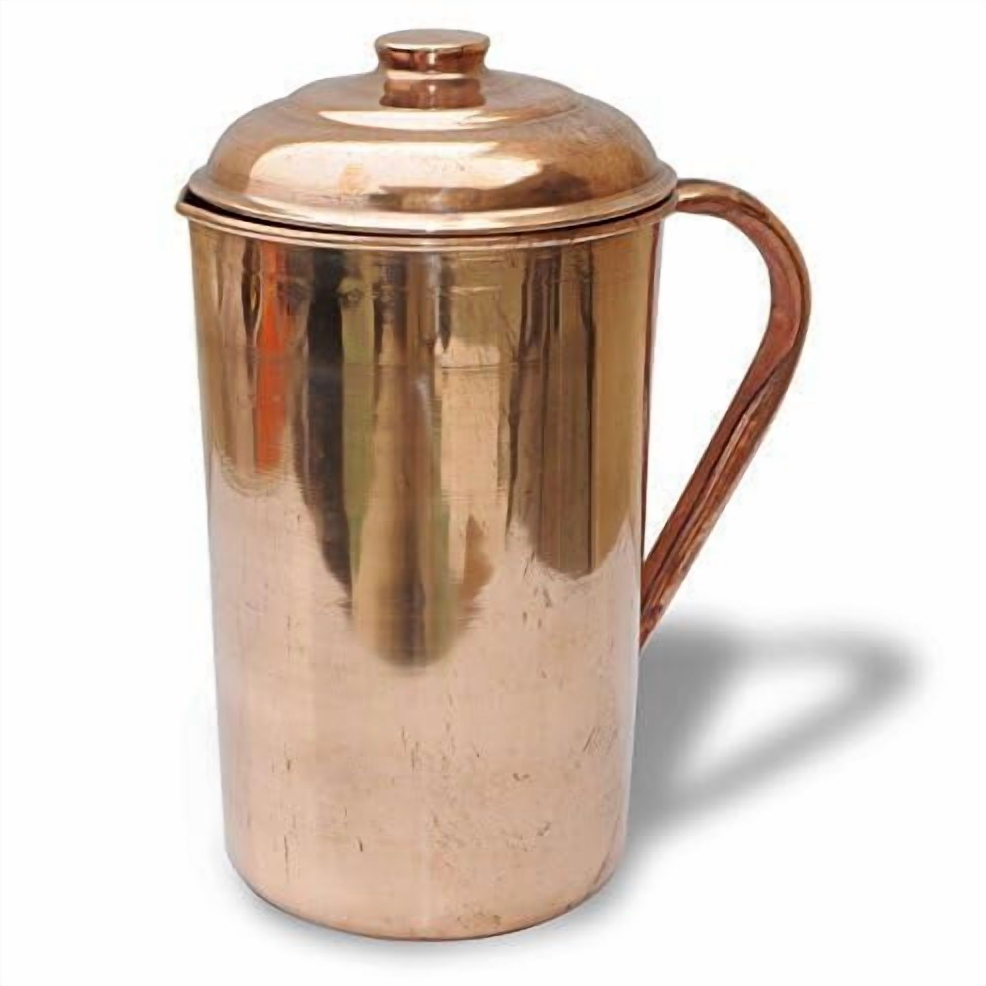 Pure Copper Water Jug Copper Pitcher for Ayurveda Health Benefit Dispensers 1.5 L