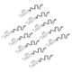 thumbnail image 4 of Beard Coil Fashionable Dreadlocks Coil Pendant Snake Shaped 10pcs  for Men for Party ANGGREK Otros, 4 of 8