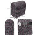 thumbnail image 5 of Leopard Print Lounger Chair Bag, Safari Animal Pattern Nature Inspired Fashion Cheetah Panther, High Capacity Storage with Handle Container, Lounger Size, Pink Grey Black, by Ambesonne, 5 of 5