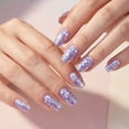 thumbnail image 4 of Butterfly Nail Glitter Sequins with Ultra Fine Powder for Resin Art and DIY Craft Decoration Sparkling Laser Nail Art Supplies for Women Professional Salon Home Use, Purple, 4 of 5
