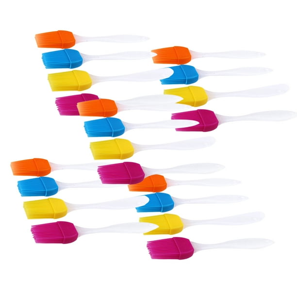 20 pinceles de silicona para repostería, para barbacoa, utensilios de cocina (color aleatorio)