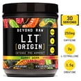 thumbnail image 4 of Beyond Raw LIT Origin Pre Workout Powder, Gummy Worm, for Men & Women, Energy & Pumps, 30 Servings, 4 of 11
