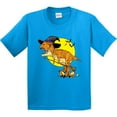 thumbnail image 3 of Inktastic Roaring Tyrannosaurus Rex Witch on Halloween Youth T-Shirt, 3 of 5
