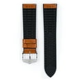 thumbnail image 3 of Hirsch Paul Embossed Leather Watch Strap - Honey - L - 20mm - Silver Buckle, 3 of 9