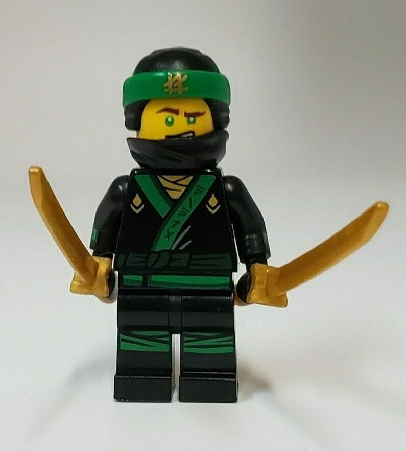 with Hair, Sword, and Display Stand Lloyd Green Ninja 70617 LEGO The Ninjago Movie Minifigure 