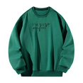 thumbnail image 1 of Sudadera de cuello redondo para mujer, suéteres de cuello redondo de ajuste relajado de invierno para desplazarse SG, 1 of 7