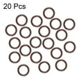 thumbnail image 2 of Fluorine Rubber O-Rings 11mm OD 8mm ID 1.5mm Width FKM Seal Gasket, Brown 20pcs, 2 of 3