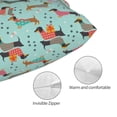 thumbnail image 3 of Kdxio Cotton Pillow Cases 16"x24" Pillowcases,Soft and Breathable Bedroom Pillow Cases-Christmas Dachshund, 3 of 8