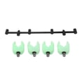 thumbnail image 3 of Fishing Rod Bracket, Environmentally Friendly Materials Wear Resistant Easy Store Adjustable Fish Pole Rest Long Service Life Durable  For Outdoor Fishing 4 Head 45cm Bracket+4pcs Bracket Head, 3 of 8