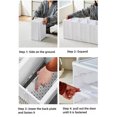 thumbnail image 4 of Zapatero apilable, caja organizadora de zapatos plegable, caja de almacenamiento de zapatillas transparente de plástico, armario para zapatos a prueba de polvo, ahorro de espacio, 4 of 4