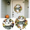 thumbnail image 1 of Halloween Decoration Wreath - Doll Front Door Interior Scene Appeal Instantly Enhancing Festive Atmosphere for Home Decoration, 1 of 5