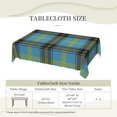 thumbnail image 6 of Rectangle Table Cloth, Old Scotsman Clan Bell Blue Black Tartan Plaid Resistant Washable Tablecloth Decorative Table Cover for Dining, Indoor and Outdoor, 6 of 6