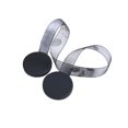 thumbnail image 2 of Lilgiuy Magnetic Curtain Tiebacks, 15.75" Curtain Tie Backs for Curtains, Plastic Curtain Tiebacks, Curtain Holders for Boho Bedroom Decor, Baby Nursery Decor, Farmhouse Decor, Black, 2 of 6