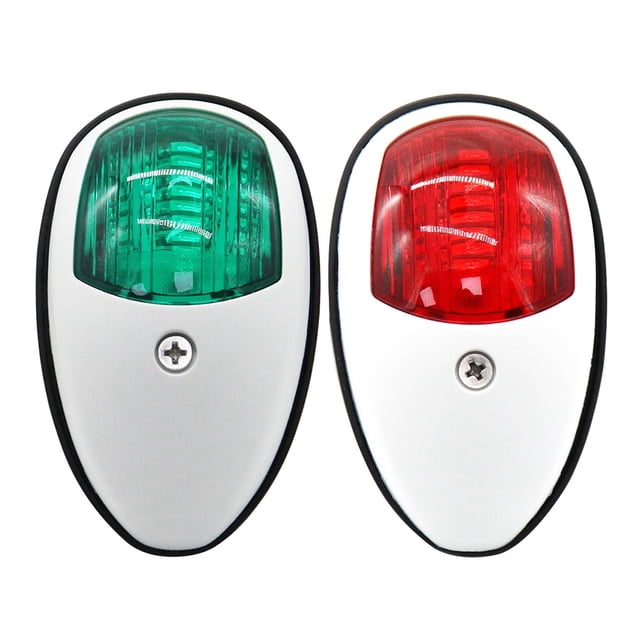 LED Navigation Light Signal Warning Signal Lamp Marine Navigation Port Starboard Lights for Pontoon Skiff Power Boat ,High Bright