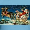 thumbnail image 3 of CafePress - Vintage Santa Sleigh T Shirt - Fitted T-Shirt, Vintage Fit Soft Cotton Tee, 3 of 4