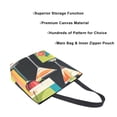thumbnail image 3 of FORMRS Womens Canvas Tote Bag with Zipper Inner Pocket Shoulder Handbag, Art Cocktails, 3 of 7