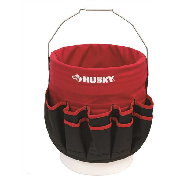 Husky - HD10030 - 12 in. 30 Pocket Heavy Duty 5 Gallon Bucket Storage Tool Bag