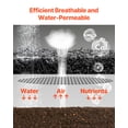 thumbnail image 4 of VEVOR Rubber Mulch Roll for Landscaping 96 x 22in Rubber Mulch Mat Pathway, 4 of 9