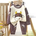 thumbnail image 2 of FYDUU Soft Cozy Boys Pajamas 2 Piece Long Sleeve Top And Pants Pajama Set Toddler Kids Comfortable Sleepwear Outfits Adorable Trendy 4-5 Years, 2 of 4