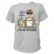 thumbnail image 1 of Nueva camiseta informal de algodón de manga corta y cuello redondo. Si la pesca es un deporte, soy un atleta. Divertida camiseta de pescador., 1 of 7