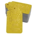thumbnail image 1 of Inkdotpot Gold Foil Paper Hang Tags ThankYou For Celebrating With Me Birthday Favor Tags 100 Pack, 1 of 6