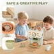 thumbnail image 5 of Set de juguete Wooden Dreamon Coffee Maker para niños de 3 a 6 años, 5 of 6