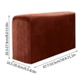 thumbnail image 4 of Housse de Canapé Polyester, Housse de Canapé X2 (Marron-Taille Unique), 4 of 6