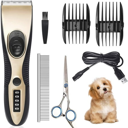 Dog Clippers Low Noise Pet Clippers Rechargeable Dog Trimmer Cordless Pet  Grooming Tool Professional Dog Hair Trimmer with Comb Guides Scissors Nail  Kits for Dogs Cats | Walmart Canada